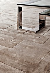Casa Padrino tapis de salon de luxe en viscose naturel - Tailles Variées - Qualité de Luxe