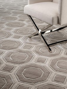 Casa Padrino Luxury Wool Carpet Brown / Gray - Various Sizes - Hand Tufted Luxury Carpet from New Zealand Wool