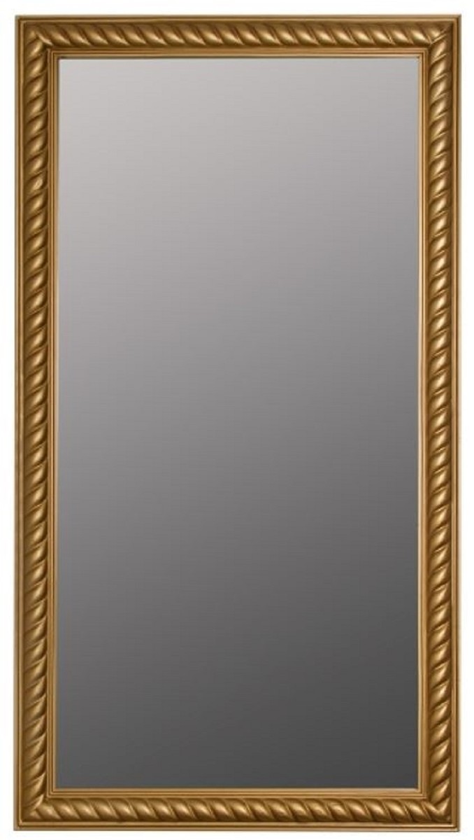 Casa Padrino espejo / espejo de pared de la sala de estar barroco oro antiguo 72 x H. 132 cm - Muebles Barrocos Casa Padrino espejo / espejo de pared de la sala de estar barroco oro antiguo 72 x H. 132 cm - Muebles Barrocos