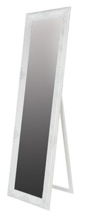 Casa Padrino miroir debout baroque blanc / or 50 x H. 180 cm - Miroir Fait main avec Cadre en Bois et Belles Ornements Casa Padrino miroir debout baroque blanc / or 50 x H. 180 cm - Miroir Fait main avec Cadre en Bois et Belles Ornements