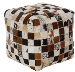Casa Padrino Luxus Sitzwürfel Mehrfarbig casa padrino luxus designer fell leder patchwork sitzwürfel hocker sitzhocker wohnzimmer hotel restaurant club bar büro deko accessoires möbel