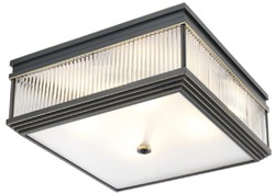 Casa Padrino lampada di copertura di lusso bronzo 40,5 x 40,5 x H. 18,5 cm - Qualità di Lusso