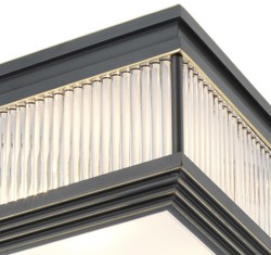 Casa Padrino lampada di copertura di lusso bronzo 40,5 x 40,5 x H. 18,5 cm - Qualità di Lusso