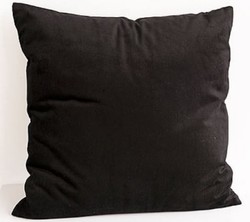Casa Padrino almohada barroco de lujo negro / oro 50 x 50 cm - Accesorios Decorativos