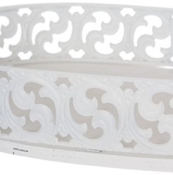 Casa Padrino etagere de estilo campestre de 2 niveles blanco 46 x 30 x H. 64 cm - Accesorios de Gastronomía Casa Padrino etagere de estilo campestre de 2 niveles blanco 46 x 30 x H. 64 cm - Accesorios de Gastronomía