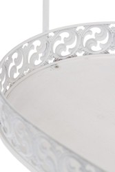 Casa Padrino etagere de estilo campestre de 2 niveles blanco 46 x 30 x H. 64 cm - Accesorios de Gastronomía Casa Padrino etagere de estilo campestre de 2 niveles blanco 46 x 30 x H. 64 cm - Accesorios de Gastronomía