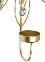 Casa Padrino portacandele da parete design set di 4 oro 26 x 6 x H. 32 cm - Decorazione Murale Decorativa Casa Padrino portacandele da parete design set di 4 oro 26 x 6 x H. 32 cm - Decorazione Murale Decorativa