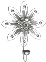 Casa Padrino Designer Wandkerzenhalter Billala 4er Set Silber casa padrino luxus designer wandkerzenhalter 4er Set metall wohnzimmer hotel restaurant club bar büro gastronomie deko accessoires