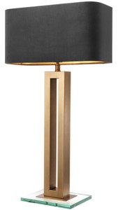 casa padrino luxus designer wohnzimmer hotel restaurant club bar büro tischleuchte tischlampe mit lampenschirm deko accessoires möbel