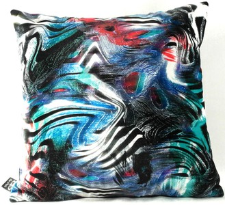 Casa Padrino Luxury Velvet Cushion San Jose Multicolor 45 x 45 cm - Finest Velvet Fabric - Luxury Decorative Pillow Casa Padrino Luxury Velvet Cushion San Jose Multicolor 45 x 45 cm - Finest Velvet Fabric - Luxury Decorative Pillow