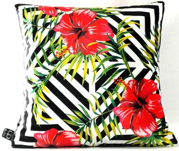 Casa Padrino Almohada Decorativo de Lujo Flores de Pittsburgh Multicolor 45 x 45 cm - Tejido de Terciopelo Más Fino - Almohada del Salón Casa Padrino Almohada Decorativo de Lujo Flores de Pittsburgh Multicolor 45 x 45 cm - Tejido de Terciopelo Más Fino - Almohada del Salón