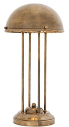 Casa Padrino lampe de bureau de luxe laiton vintage Ø 26,5 x H. 50 cm - Qualité de Luxe