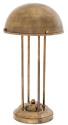Casa Padrino lampe de bureau de luxe laiton vintage Ø 26,5 x H. 50 cm - Qualité de Luxe