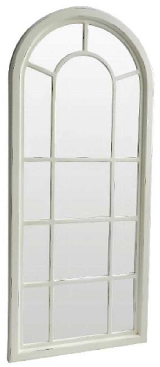 Casa Padrino espejo de estilo campestre blanco antiguo 70 x 4 x H. 160 cm - Espejo de Pared Hecho a Mano con un Aspecto Shabby Chic Casa Padrino espejo de estilo campestre blanco antiguo 70 x 4 x H. 160 cm - Espejo de Pared Hecho a Mano con un Aspecto Shabby Chic