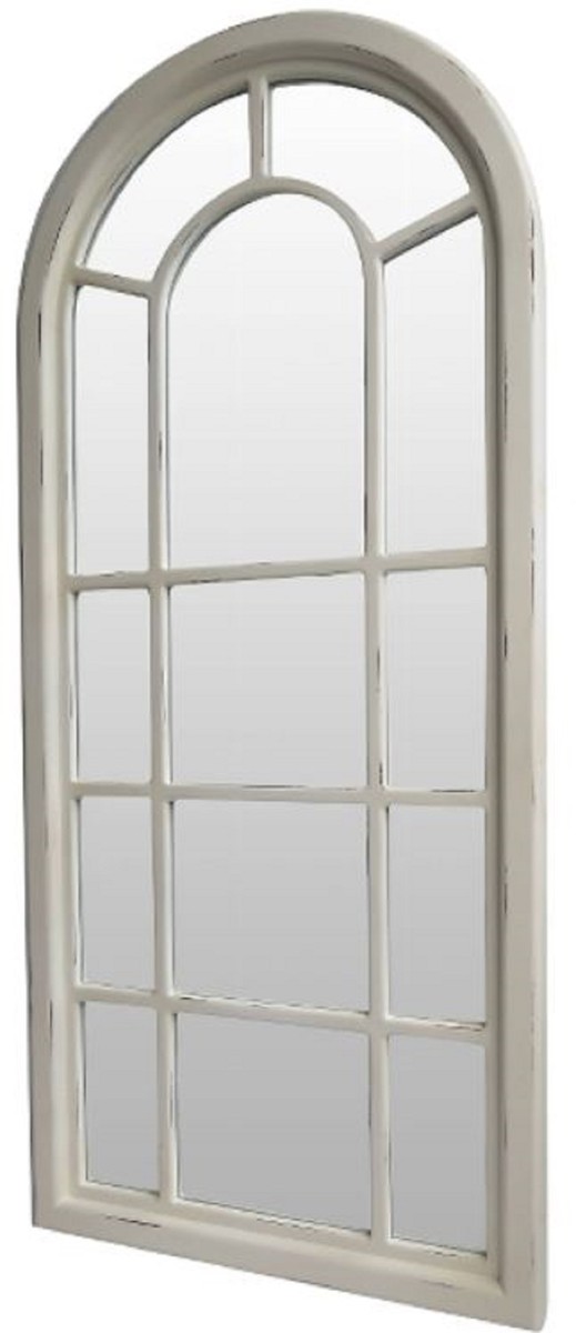 Casa Padrino espejo de estilo campestre blanco antiguo 70 x 4 x H. 160 cm - Espejo de Pared Hecho a Mano con un Aspecto Shabby Chic Casa Padrino espejo de estilo campestre blanco antiguo 70 x 4 x H. 160 cm - Espejo de Pared Hecho a Mano con un Aspecto Shabby Chic