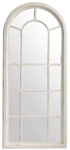 Casa Padrino miroir de style campagnard blanc antique 70 x 4 x H. 160 cm - Miroir Mural Fait Main dans un Style Shabby Chic Casa Padrino miroir de style campagnard blanc antique 70 x 4 x H. 160 cm - Miroir Mural Fait Main dans un Style Shabby Chic