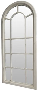 Casa Padrino Landhausstil Spiegel Antik Weiß 70 x 4 x H. 160 cm - Handgefertigter Wandspiegel im Shabby Chic Look
