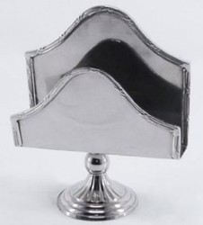 Casa Padrino porte-serviettes de luxe argent 13 x 5 x H. 16 cm - Accessoires Hôtel & Restaurant