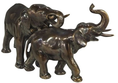casa padrino luxus designer wohnzimmer hotel restaurant club bar büro deko accessoires elefanten figur bronzefigur skulptur