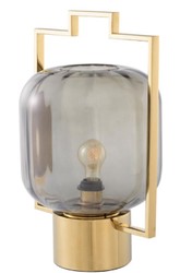 Casa Padrino lampe de table de luxe or / gris 32 x H. 48,5 cm - Lampe de Table pour Hôtel et Restaurant