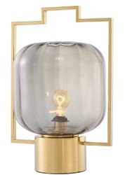 Casa Padrino lampe de table de luxe or / gris 32 x H. 48,5 cm - Lampe de Table pour Hôtel et Restaurant