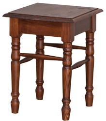Casa Padrino tabouret de style campagnard marron 35 x 35 x H. 45 cm - Mobilier de Style Campagnard