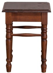 Casa Padrino tabouret de style campagnard marron 35 x 35 x H. 45 cm - Mobilier de Style Campagnard