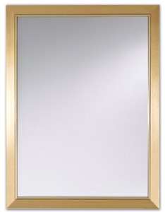 Casa Padrino espejo / espejo de pared de salón de lujo oro 58 x H. 77 cm - Accesorios de Decoración