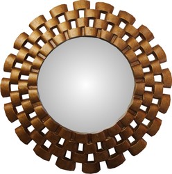 Specchio da parete barocco Casa Padrino rotondo in oro antico diametro 78 cm - aspetto antico Specchio da parete barocco Casa Padrino rotondo in oro antico diametro 78 cm - aspetto antico
