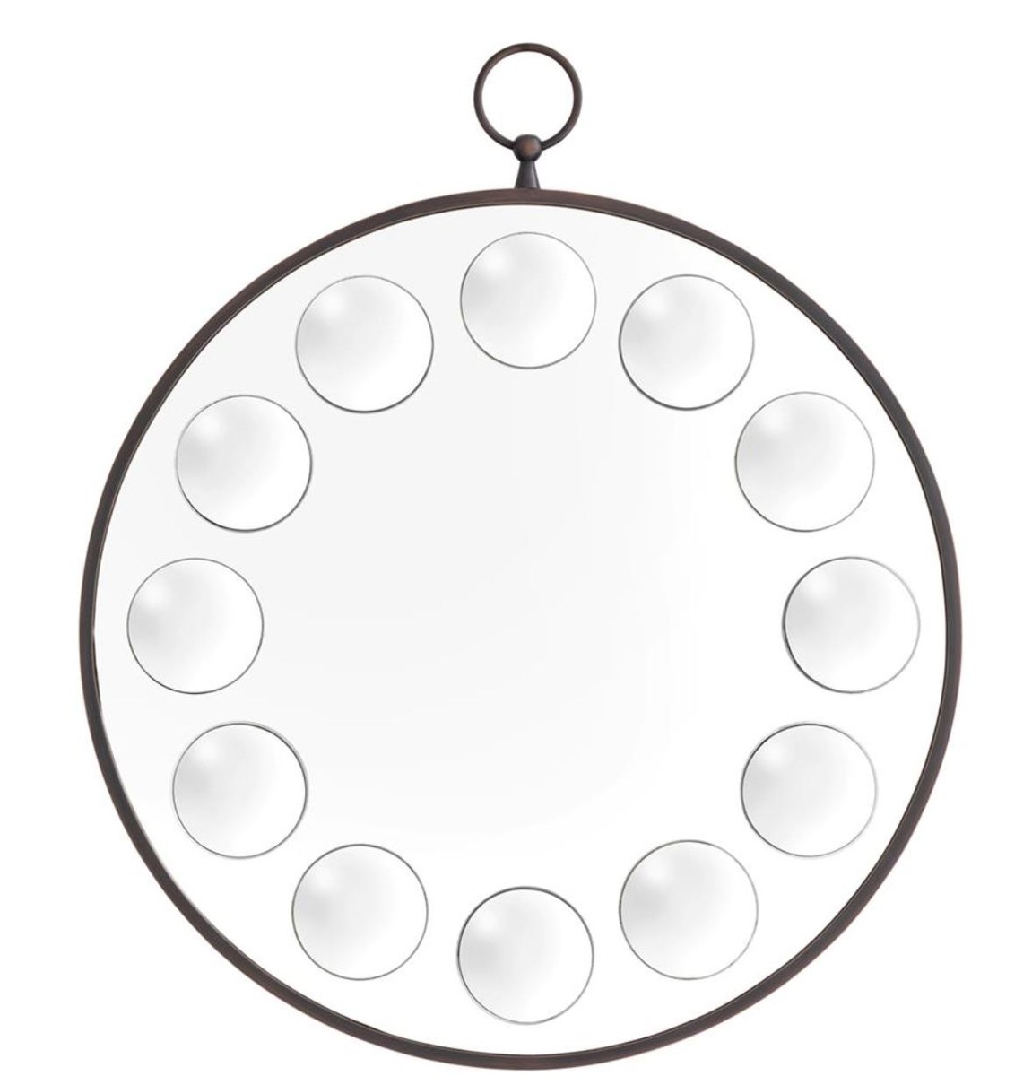 Casa Padrino miroir / miroir mural de luxe bronze 60 x 3 x H. 70 cm - Accessoires de Décoration de Luxe