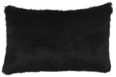 Casa Padrino luxury faux fur cushion black 60 x 40 cm - Living Room Decoration Accessories