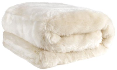 Casa Padrino luxury bedspread / blanket white 170 x 145 cm - Faux Fur Blanket