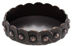 Casa Padrino luxe cendrier en laiton bronze Ø 20,5 x H. 4,5 cm - Collection de Luxe
