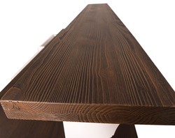 Casa Padrino comptoir de bar de style campagnard avec 3 tiroirs blanc / brun foncé 180 x 68 x H. 120 cm - Mobilier de Style Campagnard
