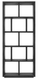 Casa Padrino cabinet mensola / armadio del soggiorno di lusso nero 100 x 40 x H. 230 cm - Mobili per Soggiorno