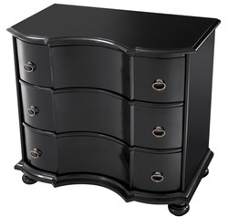 casa padrino luxus designer massivholz kommode schrank mit 3 schubladen wohnzimmer schlafzimmer hotel möbel
