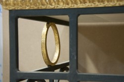 Casa Padrino Luxury Baroque Console White / Black / Antique Gold 172 x 51 x H. 95 cm - Baroque Furniture