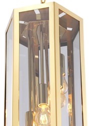 Casa Padrino lustre de luxe or / gris 23 x 23 x H. 77 cm - Meubles pour Hôtels et Restaurants