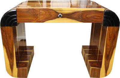 Secretaria de Art Decó de Casa Padrino marrón claro / marrón 120 x 61 x H82.5 cm con cajón - escritorio de diseño