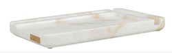 Casa Padrino Luxury Marble telefono, penna e blocco note vassoio bianco - collezione di lusso