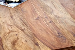 Table à manger design Casa Padrino 160cm en bois massif Sheesham - Mobilier de restaurant - Robuste