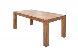 Table à manger design Casa Padrino 160cm en bois massif Sheesham - Mobilier de restaurant - Robuste