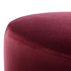 Casa Padrino Luxus Hotel Hocker Vintage Style 50er 60er Jahre Hotelmöbel Luxusmöbel Luxushocker Stool Ottoman Furniture Interior Luxury