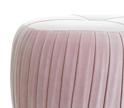 Sgabello di lusso Casa Padrino con pieghe H43 x 53 cm - Qualità di lusso - TUTTI I COLORI - Sgabello rotondo stile vintage Neo Classic - Mobili