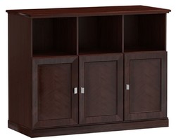 casa padrino luxus designer massivholz buchenholz furnier schrank kommode mit 3 türen wohnzimmer hotel möbel