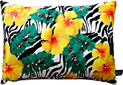 Casa Padrino luxury decorative cushion Florida Flowers Multicolor 35 x 55 cm - Finest velvet fabric - Decorative living room cushion Casa Padrino luxury decorative cushion Florida Flowers Multicolor 35 x 55 cm - Finest velvet fabric - Decorative living room cushion