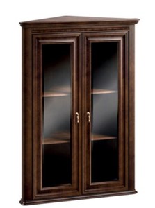 casa padrino luxus jugendstil massivholz eckhängeschrank eckvitrine schrank wohnzimmerschrank hotel wohnzimmer restaurant club bar büro möbel