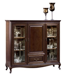 casa padrino luxus jugendstil massivholz glas schrank wohnzimmerschrank mit 3 türen und schublade hotel wohnzimmer restaurant club bar büro möbel