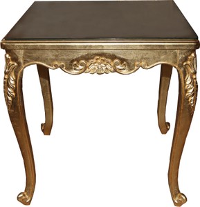 Casa Padrino Barock Luxus Esstisch Gold 200 cm x 100 cm- Esszimmer Tisch - Made in Italy Casa Padrino Barock Luxus Esstisch Gold 200 cm x 100 cm- Esszimmer Tisch - Made in Italy