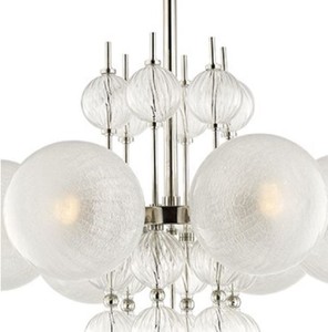 Casa Padrino Luxus Kronleuchter Silber Ø 69,2 x H. 63,5 cm - Luxus Qualität